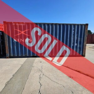 Used 20 ft Shipping Containers for Sale Guide: What to Avoid 20' Blue XINES WWT Shipping Container