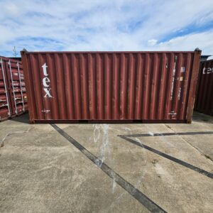 20' Red TEX WWT Shipping Container