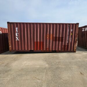 20' Red TEX WWT Shipping Container