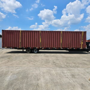 40' HC Red TEX WWT Shipping Container