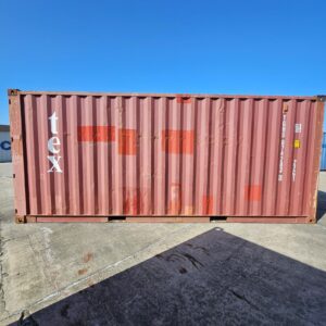 20' Red TEX WWT Shipping Container