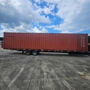 40' ST Red WWT Shipping Container
