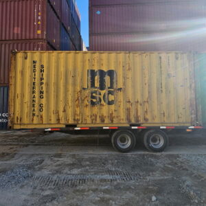 20' ST Yellow MSC - MSCU 391784 WWT Shipping Container