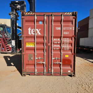 40' HC Red Tex - TGHU 677214 WWT Shipping Container