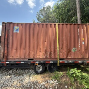20' Red Florens WWT Shipping Container