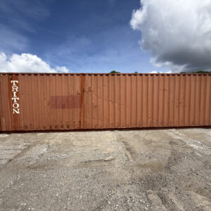 40' HC Red Triton WWT Shipping Container