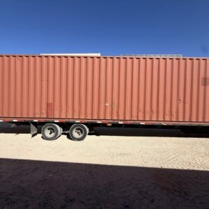 40' HC Red Florens - FCIU 855657 WWT Shipping Container