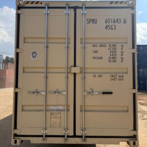 40ft high cube beige container