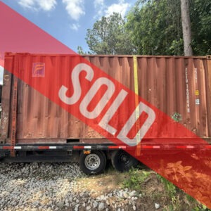 Used 20 ft Shipping Containers for Sale Guide: What to Avoid 20' Red Florens WWT Shipping Container